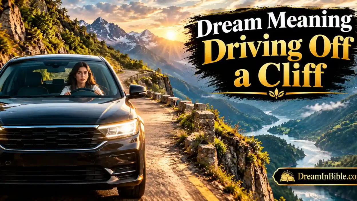 dream meaning driving off a cliff