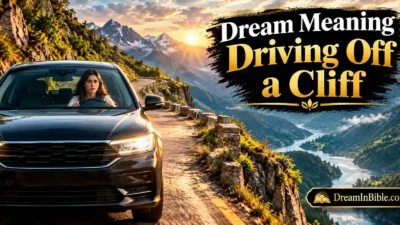 dream meaning driving off a cliff