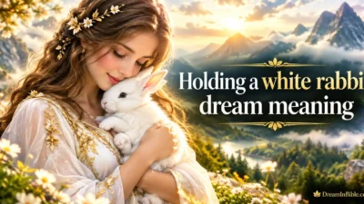 Holding a White Rabbit Dream Meaning